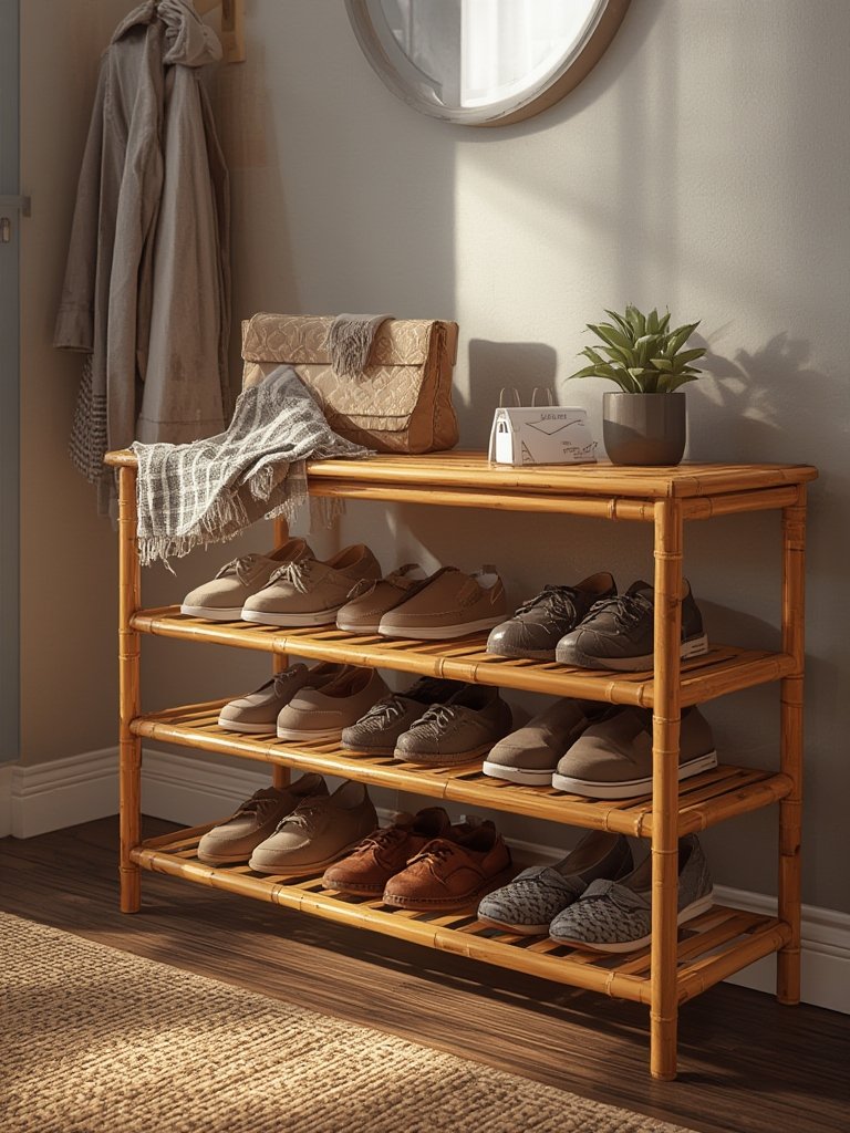 shoe bench in action